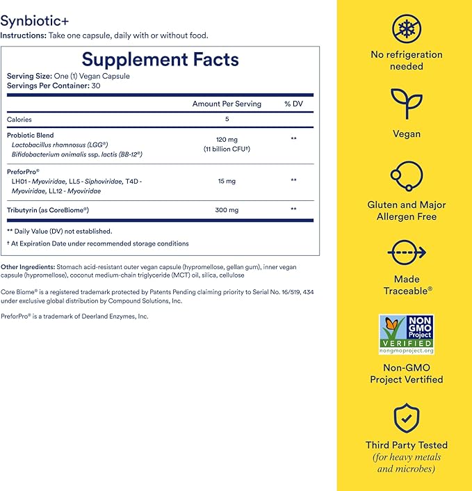 Ritual Prenatal Multivitamin and Gut Duo Supplements with Prenatal Vitamins and Synbiotic+: 3-in-1 Probiotic, Prebiotic, Postbiotic, Supports Pregnancy, and Gut Health, 30 Day Supply