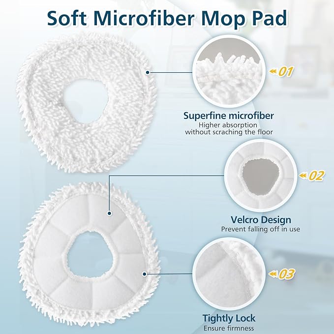 Replacement Parts Accessories Compatible with Narwal Freo Robot Vacuum 1 Roller Brush,4 HEPA Filters, 4 Mop Pads, 6 Side Brushes, 15 Pack