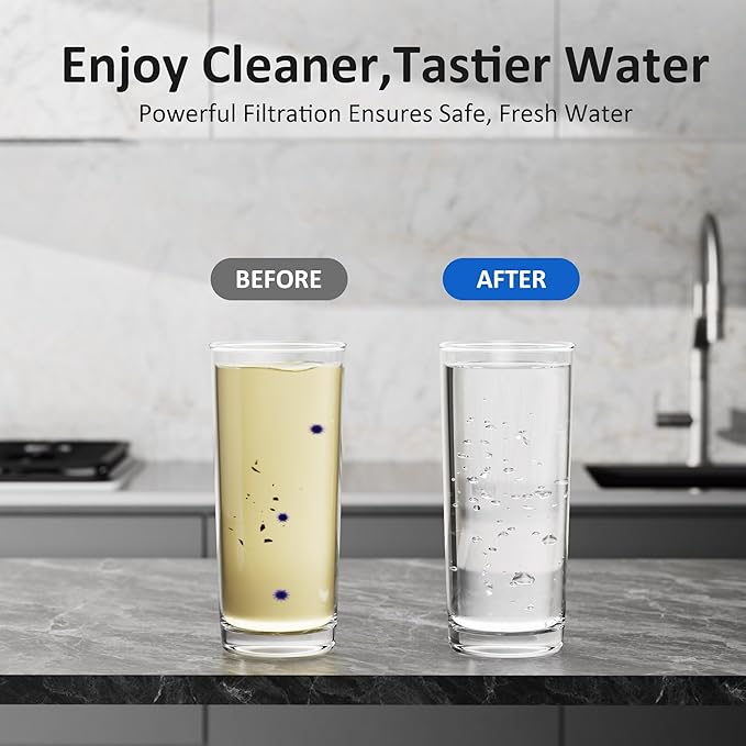 W10295370A Water Filter Replacement, Compatible with EDR1RXD1, Filter 1, EDR1RXD1B, W10295370, WHR1RXD1, KAD1RXD1, P4RFKB2, P8RFWB2L, 46-9930, 46-9081, 3Pack