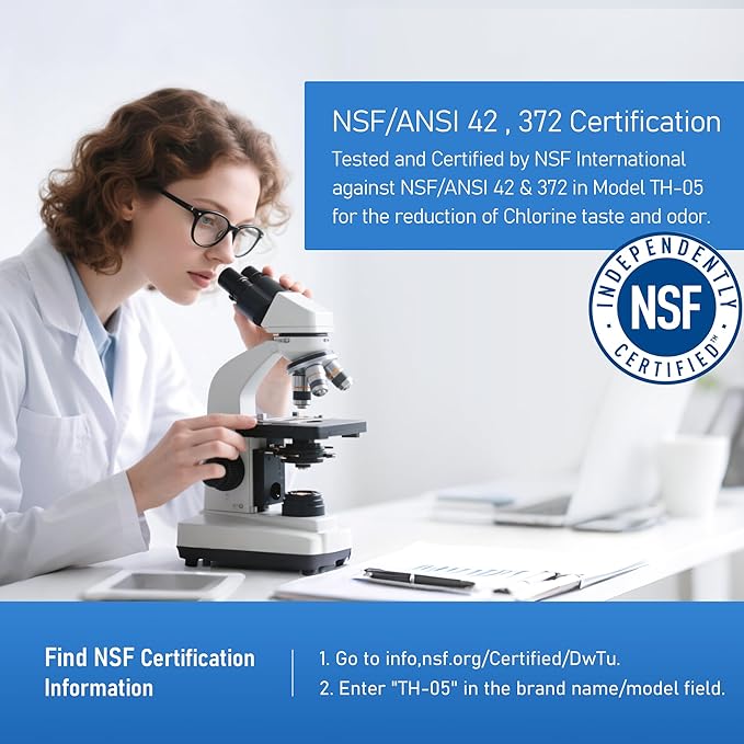 EDR1RXD1 Water Filter Replacement, Compatible with Everydrop Filter 1, Whirlpool WRS315SDHZ, WRS571CIHZ, WRS555SIHZ, WSF26C3EXF, WRS325SDHZ, WRF560SEHZ, WRF560SEHV, WRS555SIHW, 3 Pack