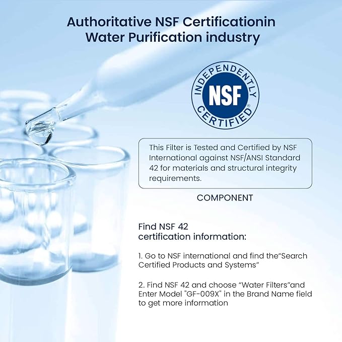 GLACIER FRESH Replacement for RPWFE, RPWF (Built-in CHIP) Refrigerator Water Filter, Compatible with GFE28GYNFS, GFE28GELDS, PFE28KELDS, PFE28KYNFS, GFD28GELDS, PWE23KELDS, PWE23KMKES, 4 Pack