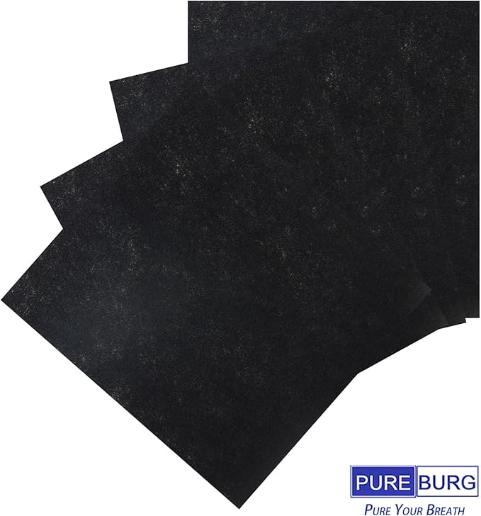 PUREBURG Replacement True HEPA Filter Set Compatible with Alen A350 and A375 Air Purifiers, Part No. BF25A (Also Compatible BF15A),H13 Activated carbon Air Clean Dust VOCs Odor,1+4 Pre-Filters