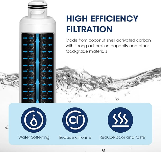 MARRIOTTO Compatible with Samsung DA29-00020B Refrigerator Water Filter, DA29-00020B, DA29-00020A, HAF-CIN/EXP, 46-9101 Refrigerator Water Filter, 4 Pack