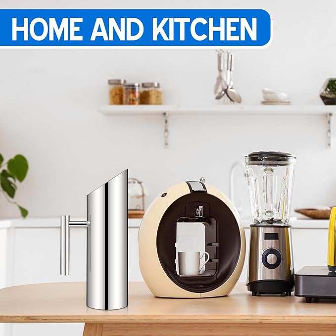 3 Pack 53oz/1.5l Stainless Steel Water Pitcher Modern Metal Pitcher with Ice Guard Silver Carafe Drink with Handle or Iced Hot Drink Tea Juice Coffee Beer