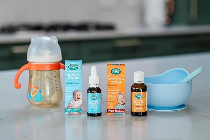 Colief Vitamin D 3 Drops | The Infant's Sunshine Vitamin for Immune Support | Liquid VIT D3 Supplement for Babies from Birth | Suitable for All The Family | 370 Servings | 0.67 Fl Oz
