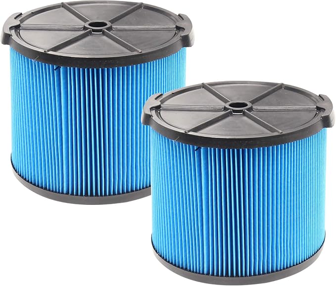 2 Pack VF3500 Replacement Filter for Ridgid Shop Vacuum 3-4.5 Gallon Wet Dry Vacuums, 3-Layer Filters for Ridgid WD4050, WD3050, WD4080, WD4522, 4000RV, 4500RV