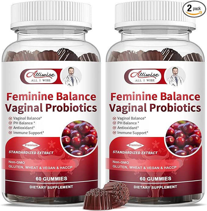 Pineapple Feminine Balance Gummies for Women - PH Health Immune Support with Cranberry- Vegan Probiotic Supplement for Vaginal Health, Taste & Confidence