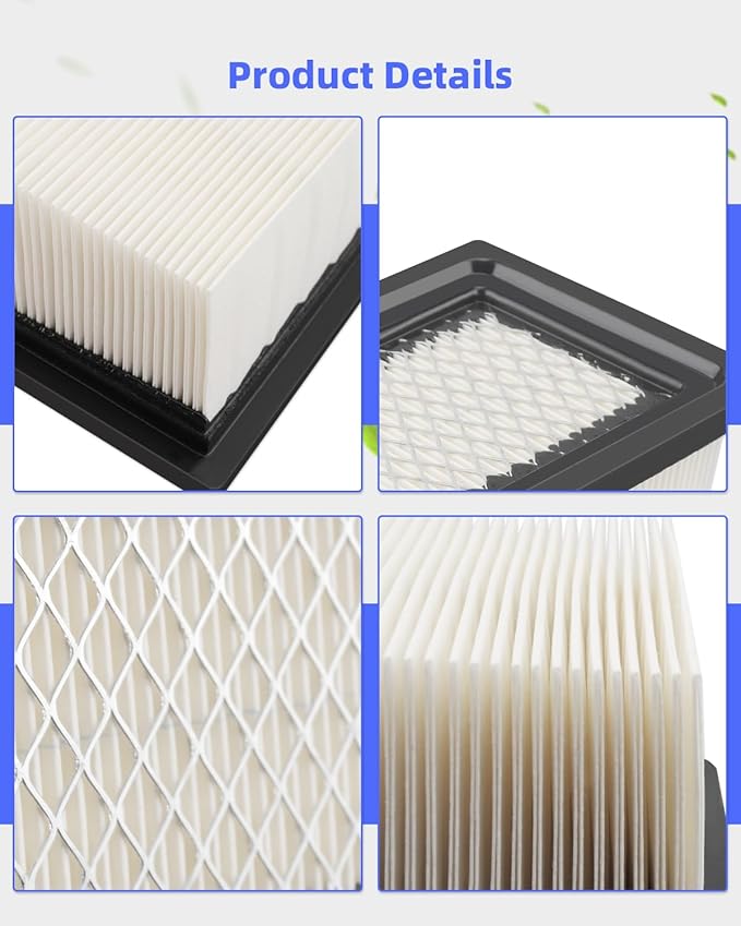 2 Pack AT441536 Cab Air Filter Fit for John Deere 312GR 314G 316GR 317G 318E 318G 319E 320E 320G 323E 324E 324G 325G 326E 328E 329E 330G 331G 332E 332G 333E 333G