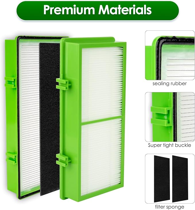 (15 Pack) AER1 Filter 5 HEPA Filters + 10 Carbon Booster Filters Compatible with Holmes AER1 Type Total Air Filter HAPF300AH True HEPA Filter, Replacement HEPA Filter Accessories