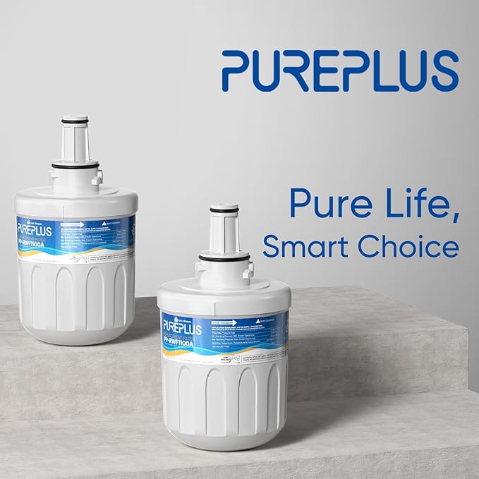 PUREPLUS Refrigerator Water Filter Replacement for DA29-00003G, DA29-00003B, DA29-00003F, DA29-00003A, Aqua-Pure Plus,HAFCU1, HDX FMS-1, RSG257AARS, RFG237AARS, RFG297AARS, RS22HDHPNSR,RWF1100A,2Pack