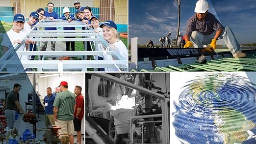 Watts Premier Pure H2O Single Stage 15" High Capacity Carbon Block Water Filter Replacement Cartridge for Under Counter Filtration System, Flow Rate 1.5 GPM, Removes Sediment, Improves Taste