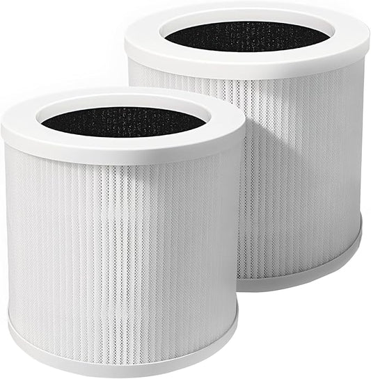 A1 A1W Replacement Filter Compatible with VEWIOR Air Purifier HQSC-50, HQKJ-80, AMEIFU AP01W, KOIOS HQKJ-50 Air Purifier, 3-in-1 Air Filter, 2 Pack