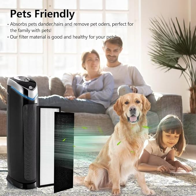 Universal Air Cleaner Carbon FLT5000 HEPA Replacement Filter C Compatible with G-guardian Air Purifier AC5000 AC5000E AC5250PT AC5350B AC5350BCA AC5350W AC5300B and More