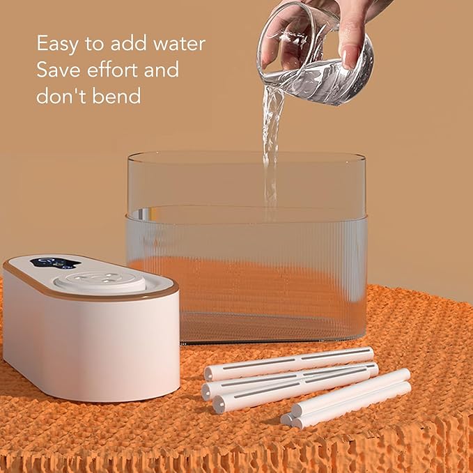 2.2L Water Tank Quiet Cool Mist Humidifier 4.5W USB Rechargeable Humidifier Night Light Aromatherapy, for Car Home Room Office