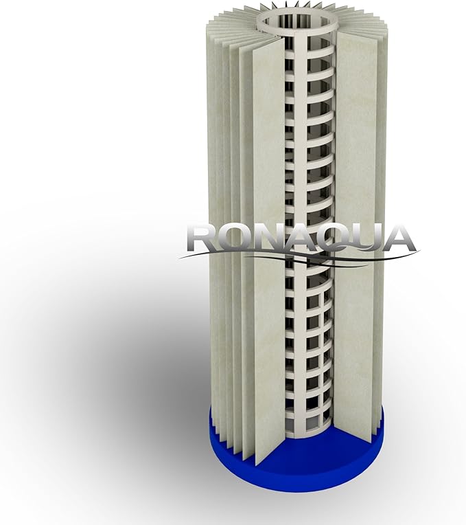 Pleated Sediment Water Filter Cartridge 9.87”x 2.5” Amplified Surface Area, Removes Sand, Dirt, Rust, Extended Filter Life WELL-MATCHED with WHKF-WHPL, 801-50, WB-50W, WFPFC3002, SPC-25-1050 (2 Pack)