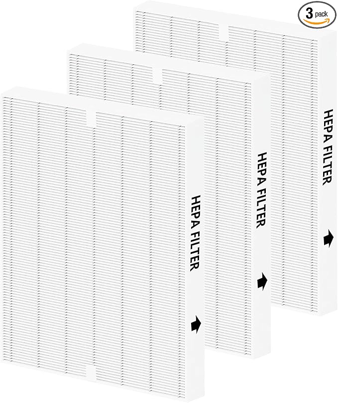 3 Pack AP-1512HH True HEPA Replacement Filter for Coway Airmega AP-1512HH and Airmega 200M Series Air Purifiers (AP-1512HH, AP-1512HH-FP, AP-1518R, AP-1519P) by Funmit, Compared to Part # 3304899