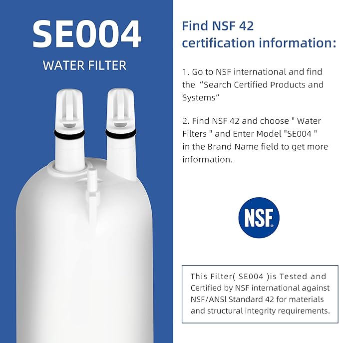 Edr3rxd1 4396841 Water Filter Replacement For Everydrop Filter 3, Compatible With Kenmore Refrigerator 9083, kad3rxd1, Whirlpool whr3rxd1, 9030, 460-9083, 4396841, 4396710, 3 Pack SETFEEL