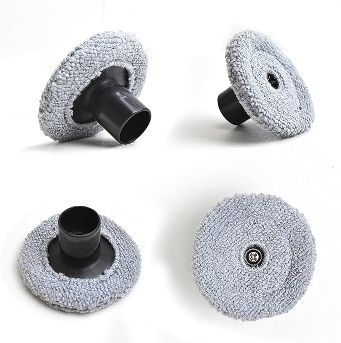 Accessories Replacement Parts Compatible with Roborock Saros 10 Robot Vacuum Cleaner, 4 Rubber Main Brush, 2 Edge-Hugging mop pad，6 Filters, 6 Dust Bags, 6 Mop Pads, 6 Side Brushes