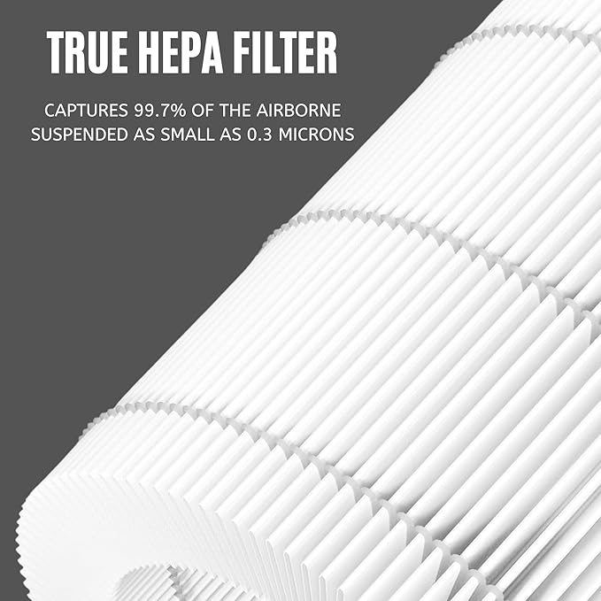 Nispira A2001 Replacement Filter Compatible with Airromi Air Purifier, Compared to Part #AF-2001 3-in-1 Activated Carbon, 1 Pack