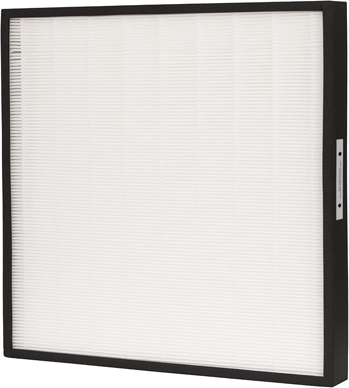 Climestar True HEPA Filter Compatible with Whirlpool Whispure 1183050K (Extra Large) for Air Purifier Model WPPRO2000, 18.1x18.1 inch and 4-Pack Prefilters compatible with 8171510k (Extra Large)