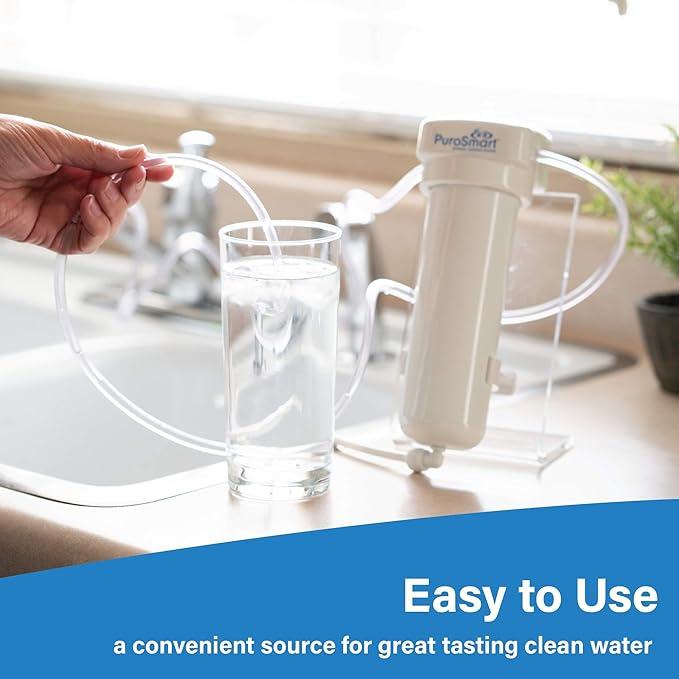 PuroSmart High Flow RO System, Counter Top Home Water Treatment System | Compact Countertop RO System | Great for Apartments & Rentals | Applied Membranes PSCT50
