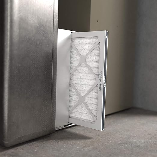 Amazon Basics 14x25x1 Air Filter 6 Pack, MERV 11 AC Furnace Filters (Actual Size: 13.75" x 24.75" x 0.75")