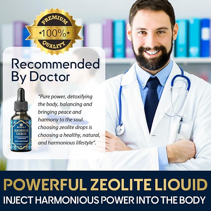 BLUEGALA Zeolite Detox for Kids and Adults, Effective Heavy Metal Detox, Zeolite Drops with Organic Chlorella, Supports Digestive and Immune Health, 60 ml
