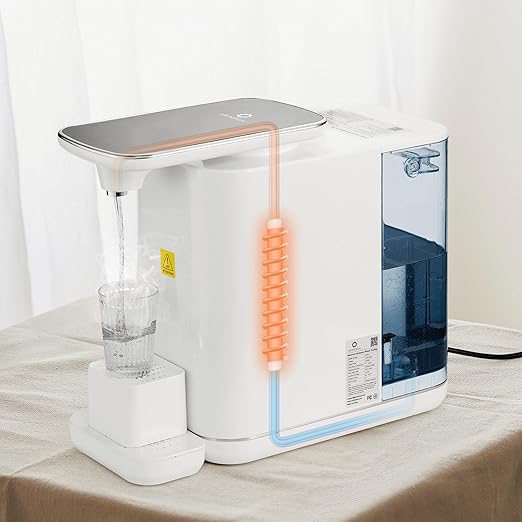 Airthereal Reverse Osmosis Countertop Water Filter System, 5 Stage Purification, 3:1 Pure to Drain, Portable 6L Water Purifier, Pristine Pro6H (No Installation Required)