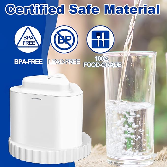 2 Pack Water Filter Compatible with Epic Water Pitcher, Aquagear, Seychelle - 150 Gallon Filter Replacement, Removes Odors, Fluoride, BPA Free