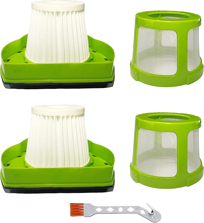 2 Pack HEPA Filter Kit Replacement For Bissell Pet Hair Eraser Handheld Vacuum 1782 17823, Compare to Parts # 1608653 1608654