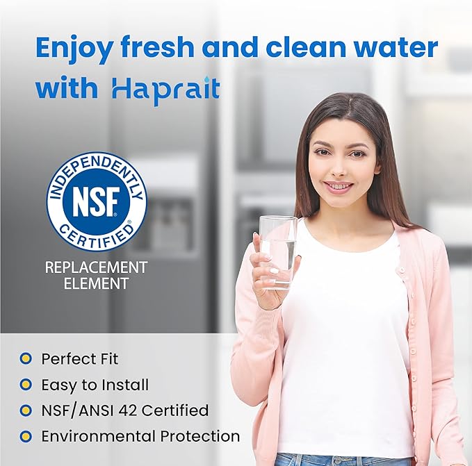 WF3CB Water Filter Replacement, HP006 Compatible with Frigidaire WF3CB, Pure Source 3, WF425, 706465, 242069601, 242086201, 242017800, Height 9 inches, 3 Count