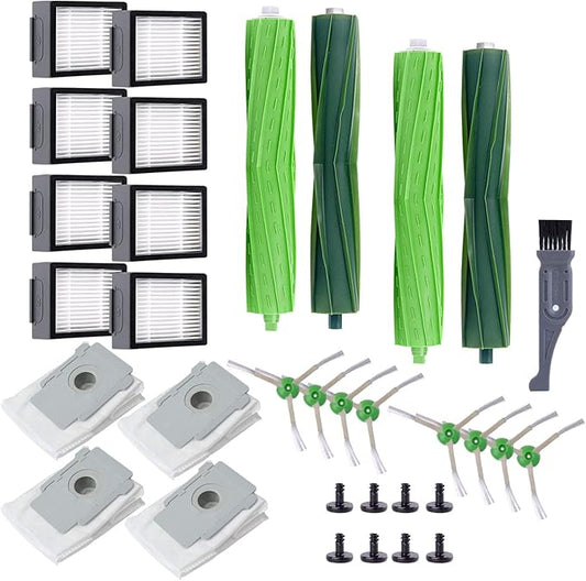 Replacement Roomba Parts, 23Packs Accessories Kit for iRobot Roomba evo i1 1152 1154 i3 evo 3150 i4 i6 i6+ i7 7150 i7+ 7550 i8 i8+/Plus E5 5134 E6 E7 J7 I,E &J Series Robot Vacuum