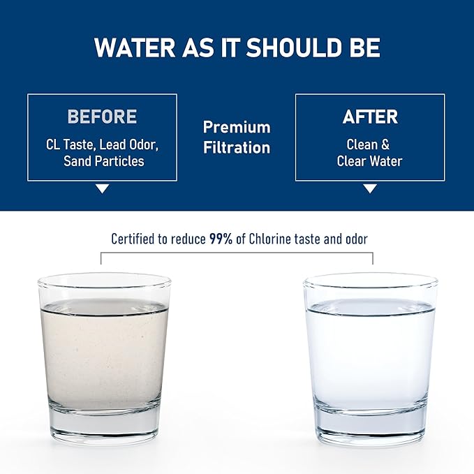 9081 Water Filter Replacement, Compatible with P5WB2L, P4RFWB, P4RFKB2, Kenmore 9930, 46-9930, 9081, 46-9081, 9930P, 469930, 04609930000 (3 Pack)