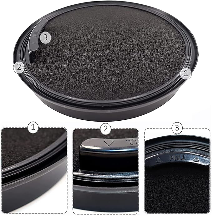 2 Pack Replacement HEPA Filters Compatible with Eureka Whirlwind NEN110A/NEN110B Bagless Canister Vacuum Cleaner Accessories