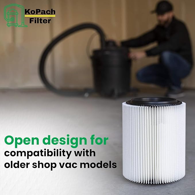 17816-9 -17816 Craftsman & Ridgid Replacement Filter by Kopach, 1 Pack, Original Filter