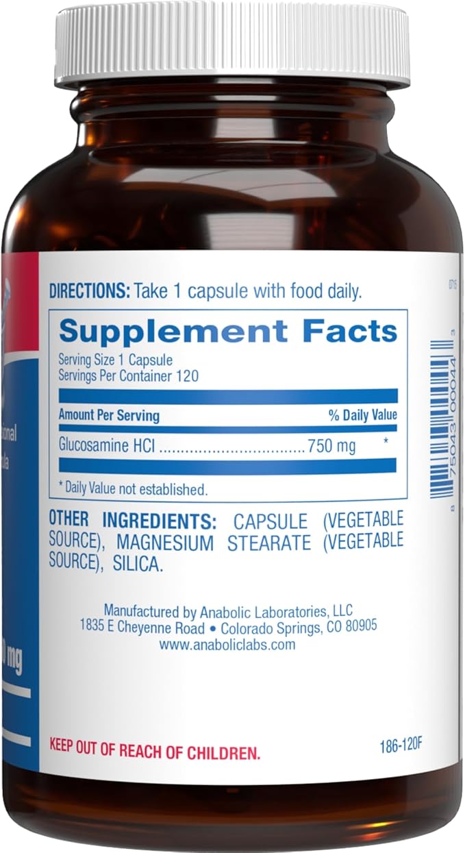 Vegan Glucosamine Joint Health Supplement - Soft Tissue Cartilage Tendon and Ligament Supplement for Enhanced Mobility Comfort & Flexibility - Non-GMO Shellfish Free & Made in The USA - 120 Servings