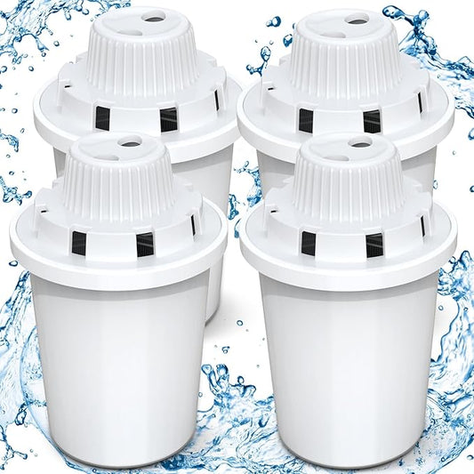 Dog Water Fountain Filters Replacement 4 Pack,2 Months Set of Water Filter Replacement for Lesotc Large Pet Water Fountain Stainless Steel,7 Layer Vertical Filtration for D2341,D2419,D2322,D2223,D2340