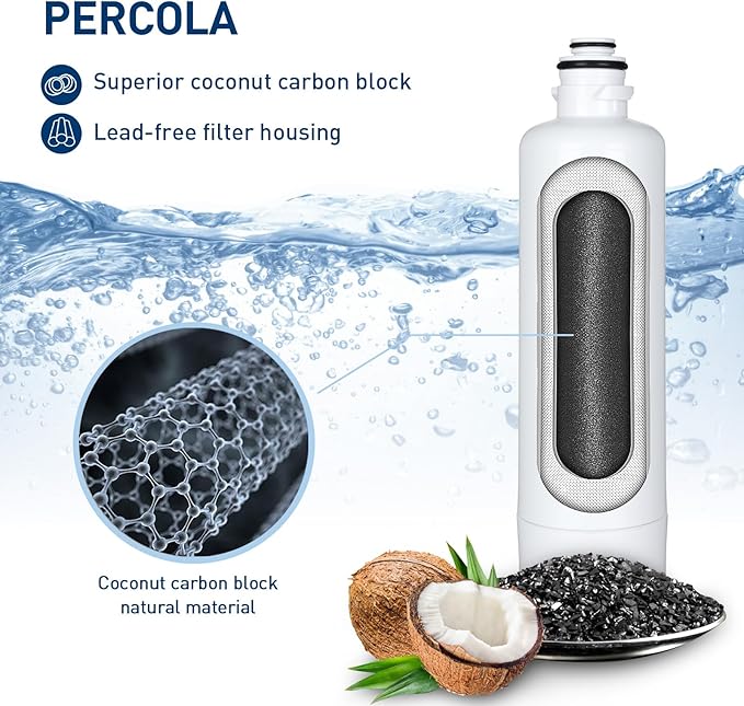 REPLFLTR55 Thermador Water Filter Replacement, Compatible with Bosch Ultra Clarity Pro B36CD10ENS, B36FD10ENS, B36CD10ENS, B36FD10ENS, 1 Pack