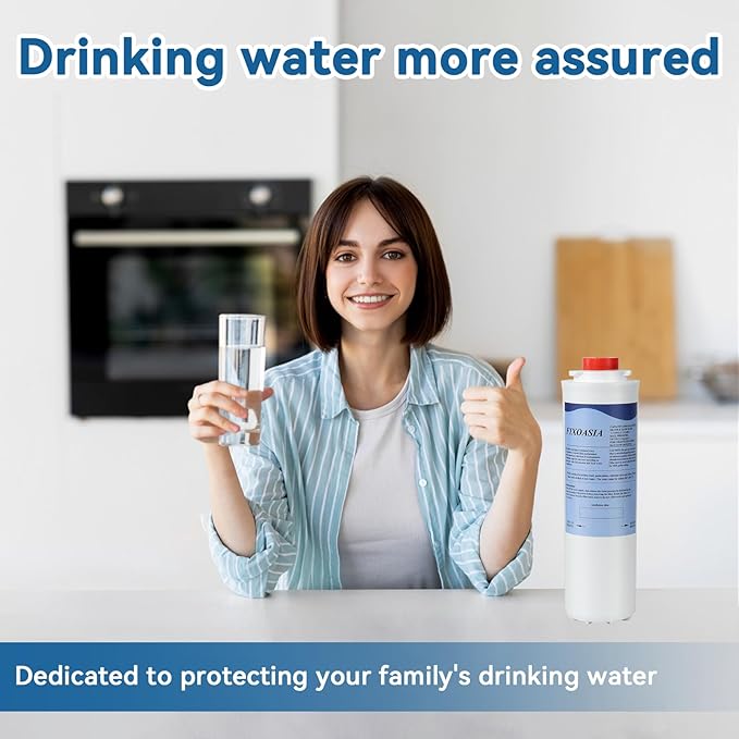 2 Pack Compatible with Elkay 5130OC Series EWF3000 WaterSentry System Filter Replacement,Compatible with Ezh20 Bottle Filling Station,Compatible with ERF750,51299C,Height 11.61",3000 Gallon,No Chip