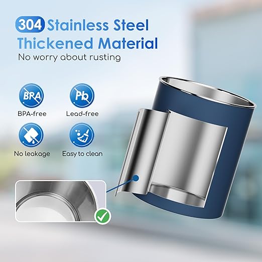 Purewell 3-Stage 0.01μm Ultra-Filtration Gravity Water Filter System, 304 Stainless Steel Countertop System with 2 Filters, Metal Water Level Spigot and Stand, Reduce 99% Chlorine, 2.25G, PW-OB-K