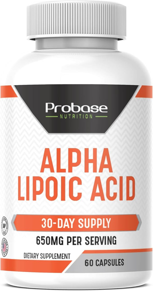 Alpha Lipoic Acid (ALA) 60 Capsules 30-Day Supply