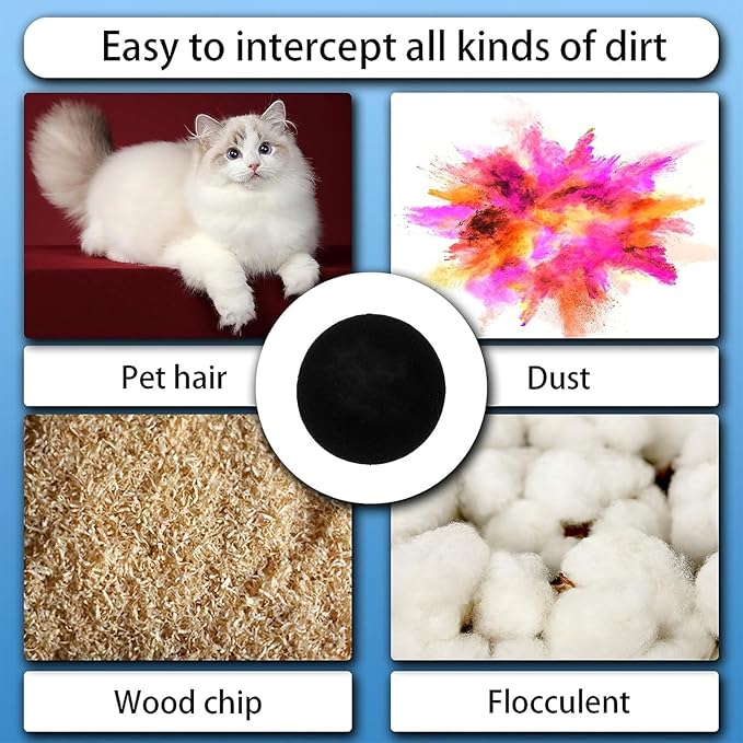 6Pieces Hepa Filter Sponge Replacement For P1 Pet Grooming Kits Vacuum Accessories Sponge Spare Part