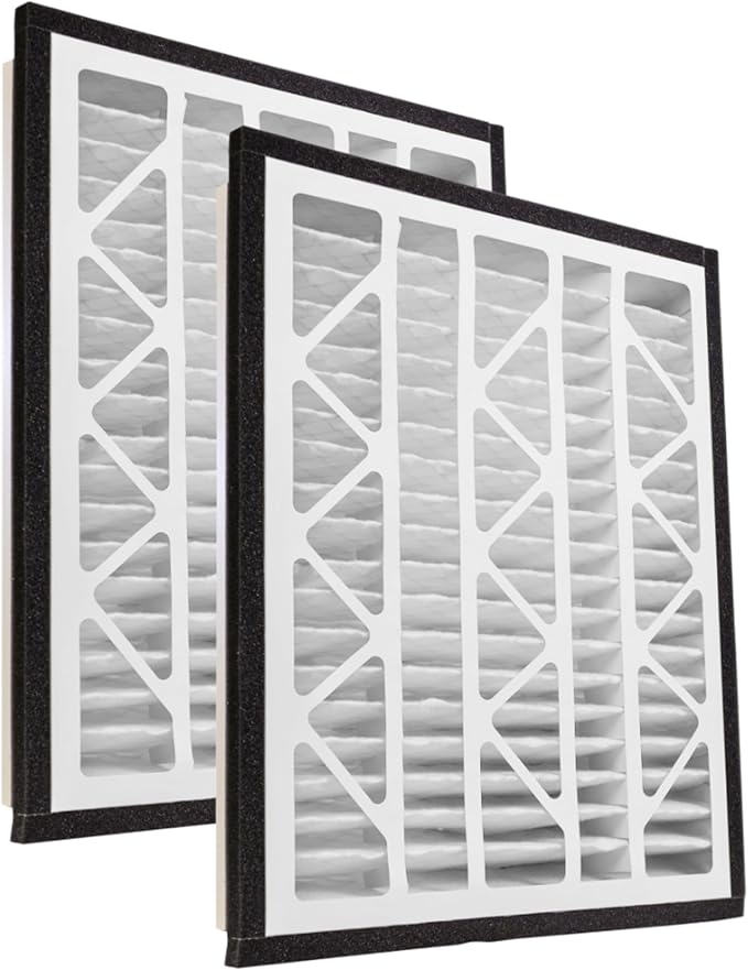 Filter-Monster - Replacement MERV 13 HEPA Filter Bundle - Compatible with Zephyr VGF Series 20x24x3 Whole Home Return Air Grille Filter, 2 Filter Replacement Bundle
