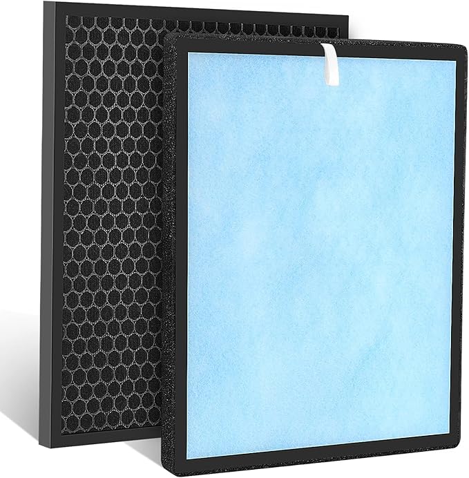 Filter Replacements for HSP001 Smart Air Purifier, 4 Stage Filtration of Fine Pre-Filter, Activated Carbon, Cold Catalyst and Efficient