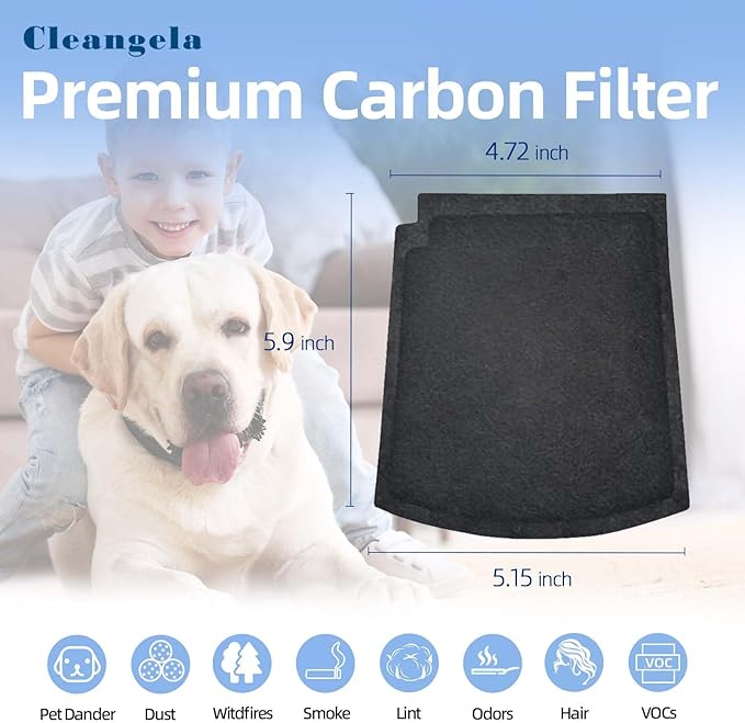 True Air Replacement Filters Compatible with Hamilton Beach TrueAir Purifier Odor Eliminators - 04383 04384 04530G 04530GM 04531GM 04532GM