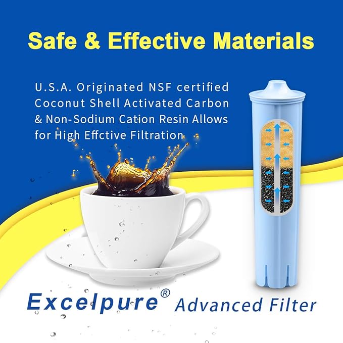 Coffee Machine Water Filter Replacement,Compatible With Jura Blue 67007, 71311, 71312,Jura Espresso Impressa F8, F7（3 Pack）