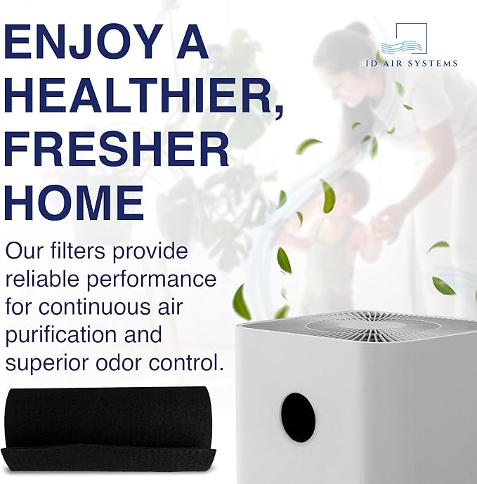 1/2" Thick Universal Cut-to-Fit Carbon Pre-Filter Pad - 16" x 50" - Compatible with Air Purifier, Air Conditioner, Refrigerator, Furnace, Dehumidifier