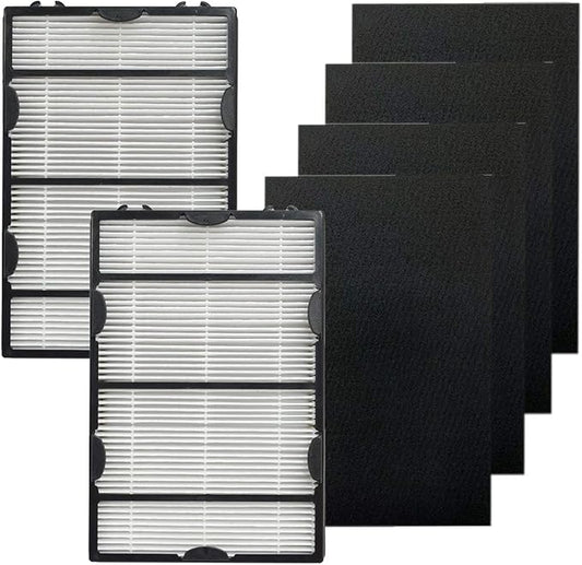 PUREBURG Replacement Filter Compatible with Holmes HAP8615 HAP633 HAP8625 HAP8650B HAP8650B-NU & Biaonaire GE 106633 Air Purifiers,2-Pack HAPF600 + HAPF60