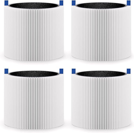 4-Pack Mini Max Replacement Filter Compatible with Blue Pure Mini Max Air Purifier, FMINI Replacement Filter for Mini Max Air Purifier, Premium H13 HEPA Filtration System