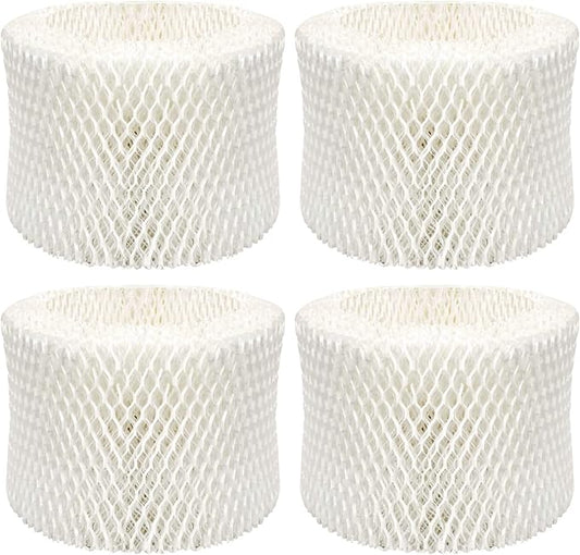 Funmit Humidifier Filters Replacement for Honeywell Humidifier Filter HAC-504 HAC-504AW and Honeywell Filter A, Replacement for Honeywell HCM-350 HCM-500 HCM600 Cool Mist Humidifiers, 4 Pack, White